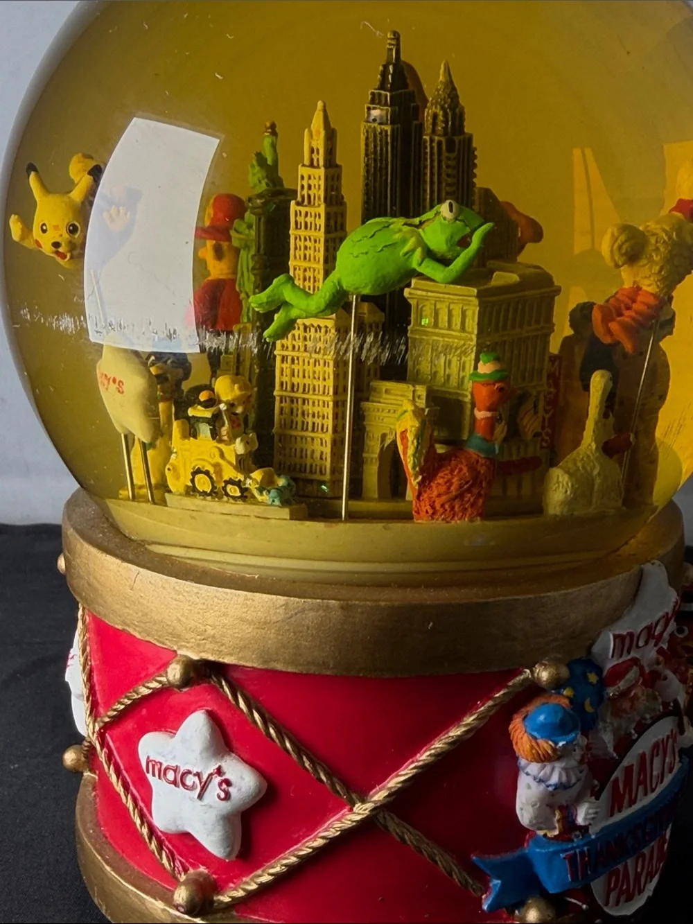 Macy's Thanksgiving Day Parade snow globe